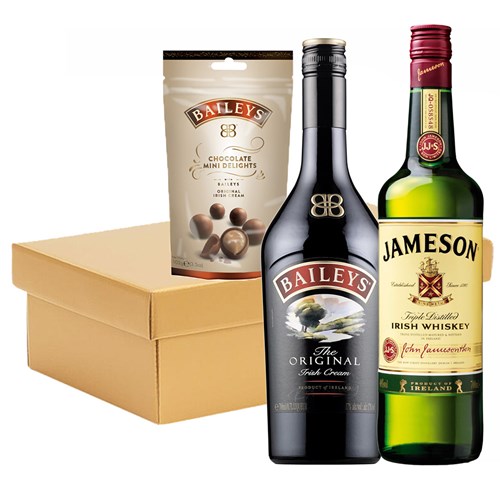Baileys and Jameson Irish duo hamper (2 x 70cl) - Customer Favourite
